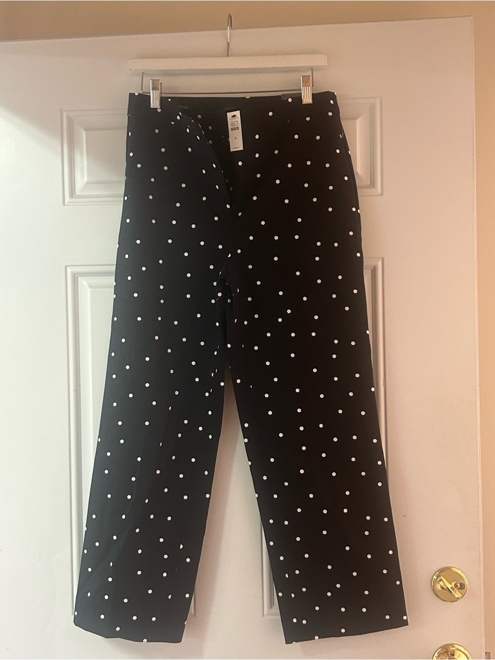 Talbots Black Polka Dot Pants